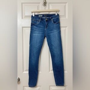 Kut from the Kloth Women’s Dark Wash Skinny Jeans Size 6 Short Preppy Minimalist